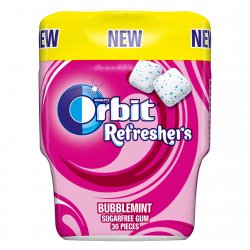 Chicles Orbit Bote de Bubblemint 6 paquetes